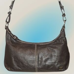 The SAK Brown Leather Hobo Shoulder Bag